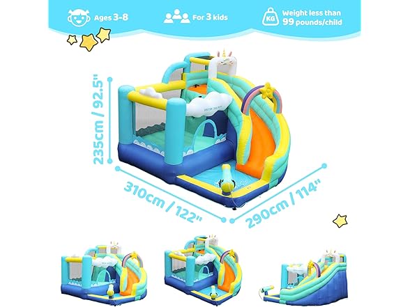 FBSPORT Inflatable Bouncer