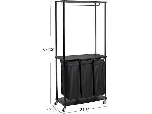 Household Essentials 3-Bag Laundry Center
