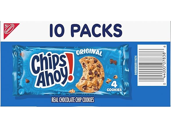 10PK CHIPS AHOY! Original Chocolate Chip Cookies