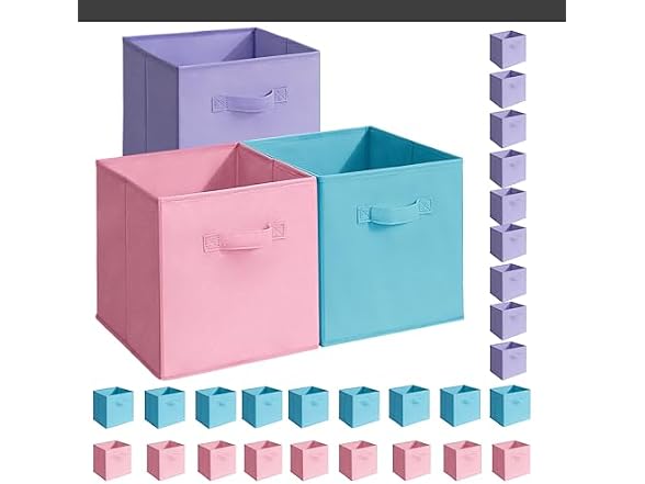 Easi 30 Pack Cube Storage Bins