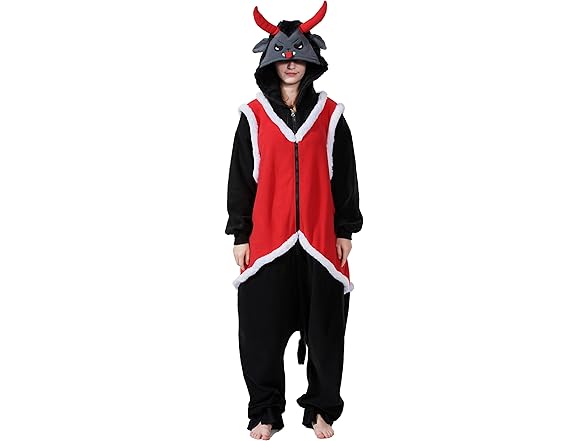NAMHTOM Adult Devil Krampus Onesie