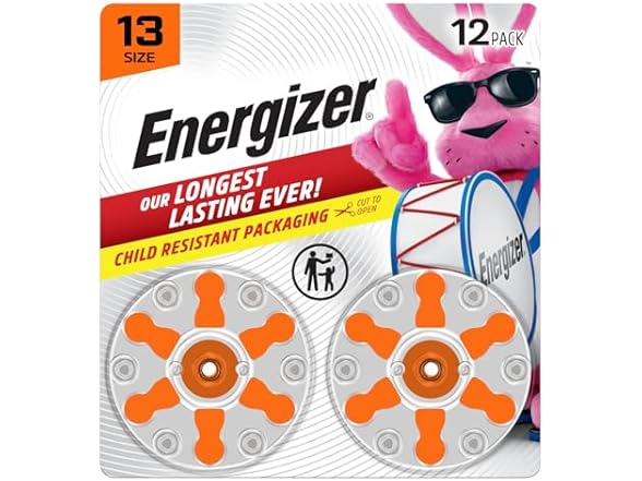 Energizer Energizer Hearing Aid Batteries Size 13,