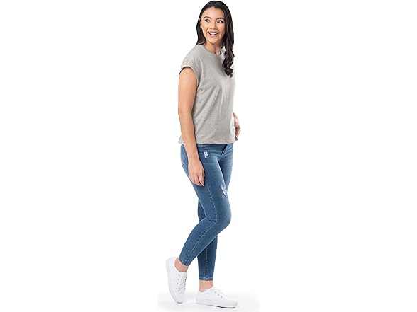 Lee Women's Grey Short Sleeve Tee (M)