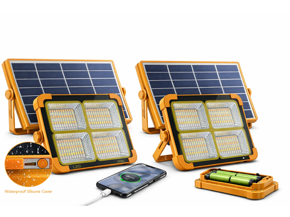 Hakol BH-1033-2 PACK Portable LED Solar Light 100W