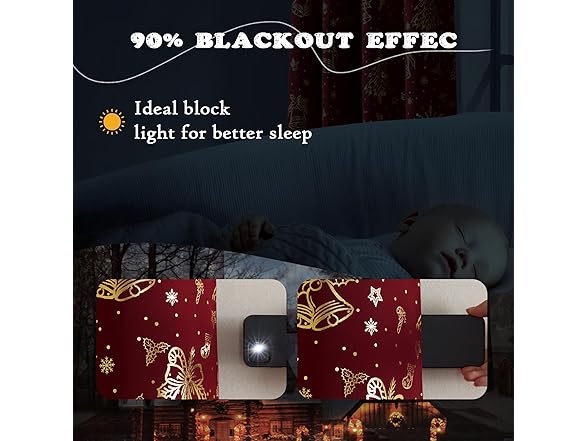 NICETOWN Blackout Curtains 84 inch Length