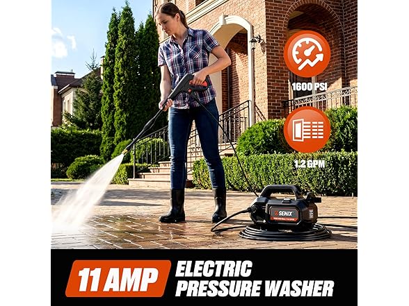 1100 PSI Electric Pressure Washer