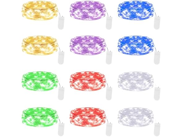 Lakumu B0FBWWKM7B Fairy Lights Battery Powered WW