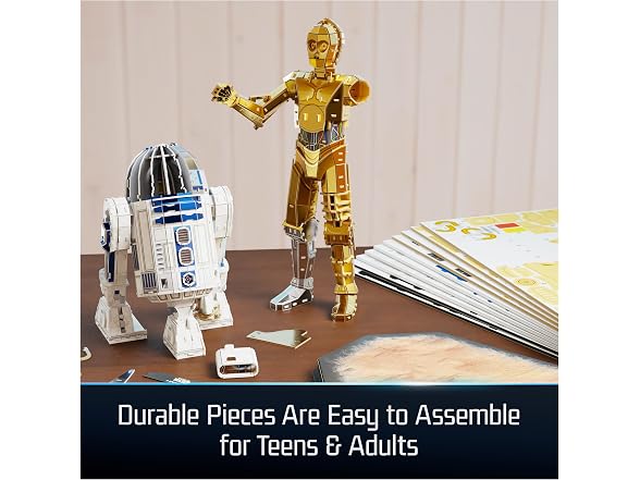 4D Build, Star Wars C-3PO & R2-D2 3D Model Kit