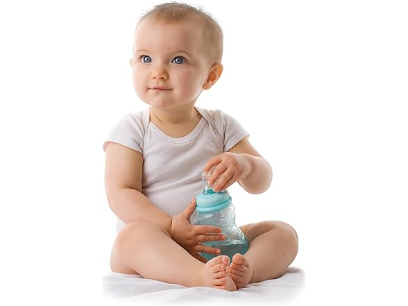 Nuby Standard Neck Tinted Feeding Nurser, 1 Count
