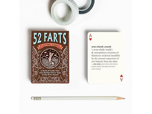Knock Knock 52 Farts Playing Cards Deck