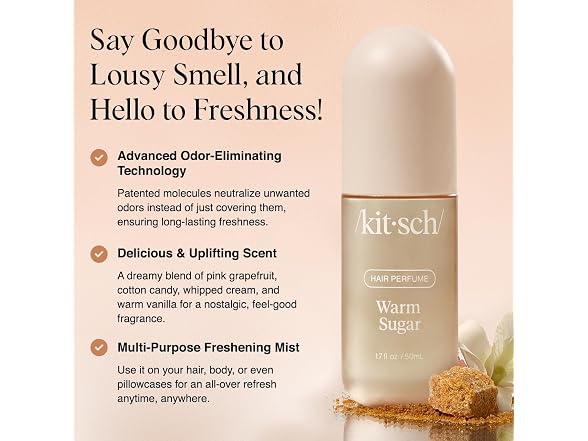 Kitsch Warm Sugar Hair Perfume and Body Mist 50ml