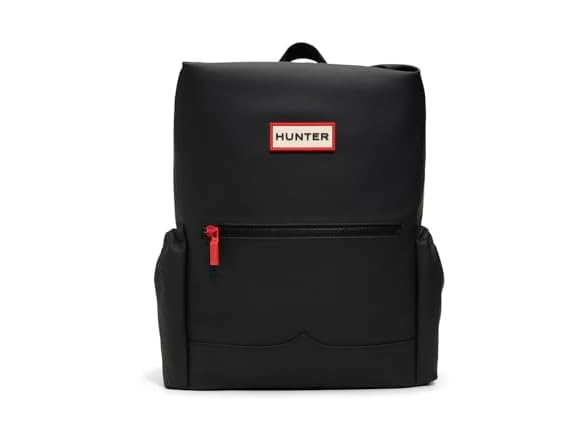 Hunter Top Clip Backpack, Smooth Black, Large