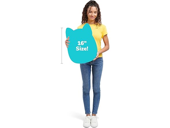 Squishmallows Original 16" Ankur Teal Mushroom