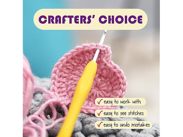 Acrylic Yarn for Crocheting & Knitting 370 yards