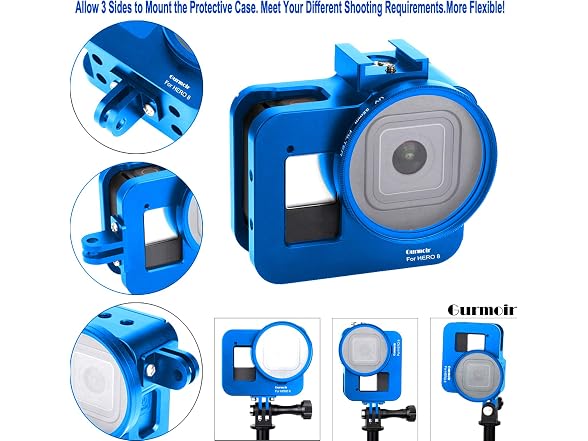 Gurmoir Metal Case for Gopro Hero 8