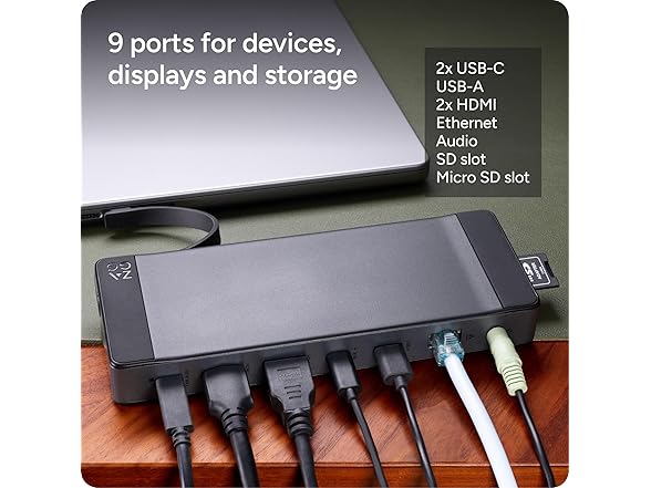 ZAGG ZAGG 9-Port Hub 2 USB-C, 2 HDMI (4K 60