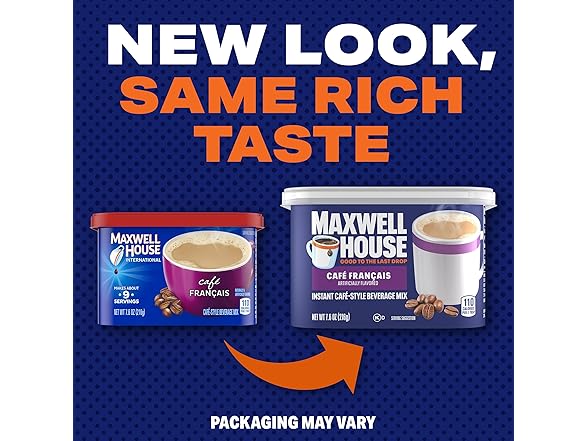 Maxwell House Instant Cafe-Style Beverage Mix