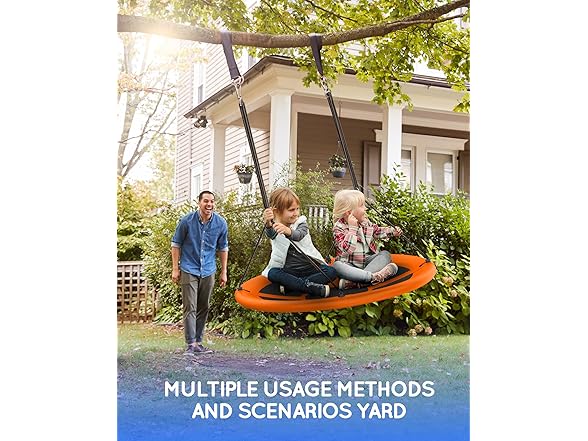 Everyfun 43" Saucer Tree Swing for Kids Adult