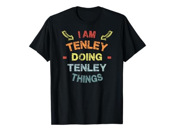 Im Tenley Doing Tenley Things Funny Christmas T-Shirt