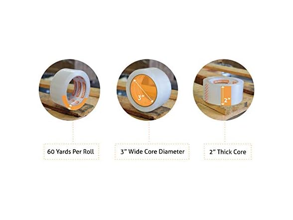 Tape King Clear Packing Tape - 60 Yards