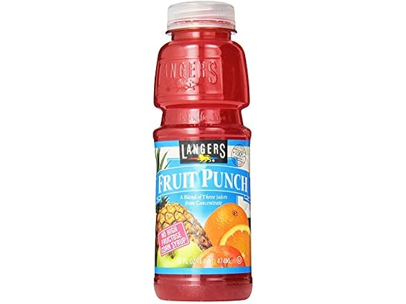 Langers Fruit Punch Juice, 16-Oz