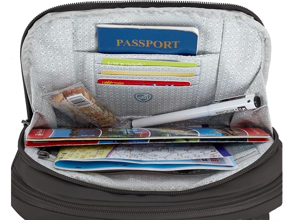 Travelon Anti-Theft Runways Double Compartment Crossbody
