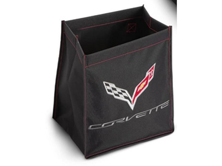 Smart Design 7001042AT Vehicle Waste Bag Corvette Bla