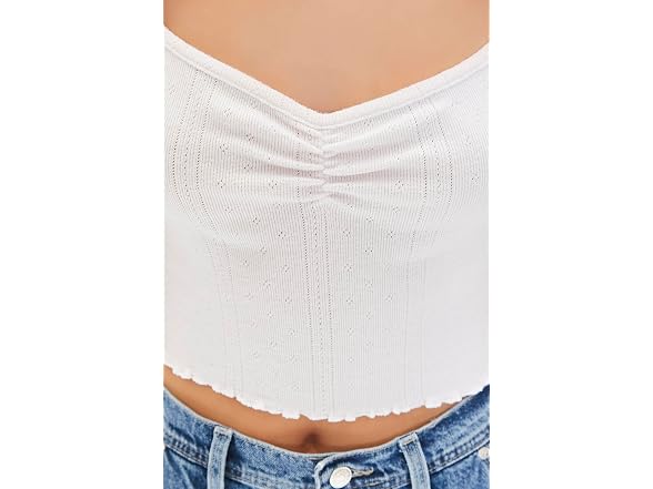 Forever 21 Ruched Sweetheart Cami
