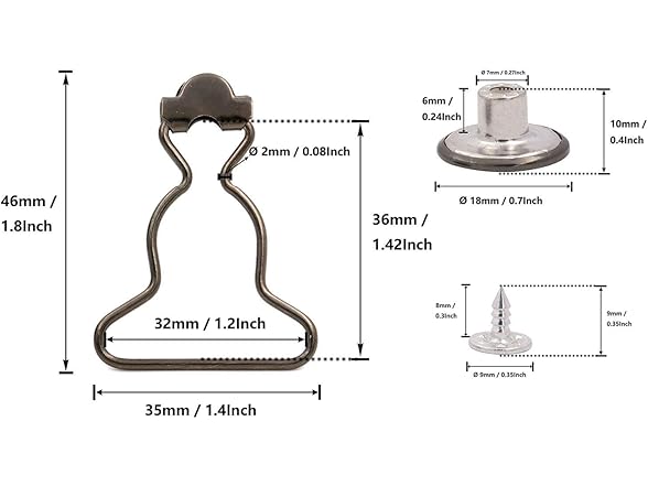 Amanaote 1.25" Inside Bottom Width Gun