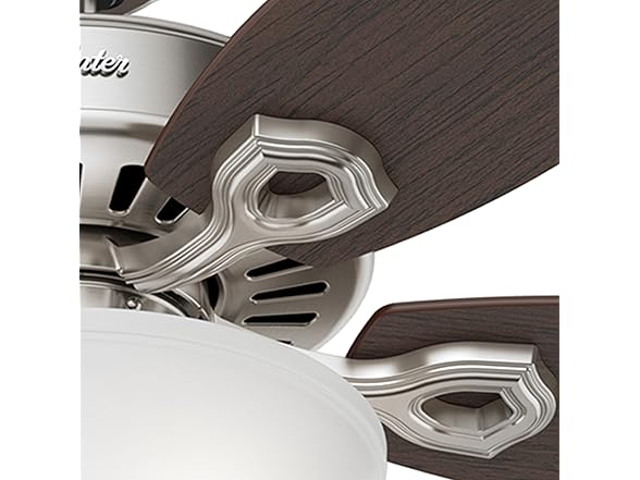 52" Hunter Fan w/Cased White Glass Light Kit