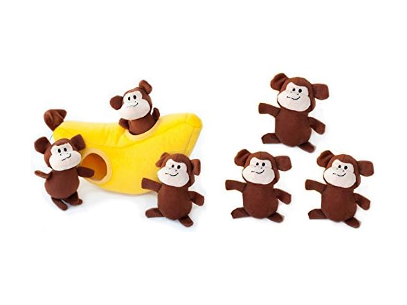 ZippyPaws Monkey Banana Set