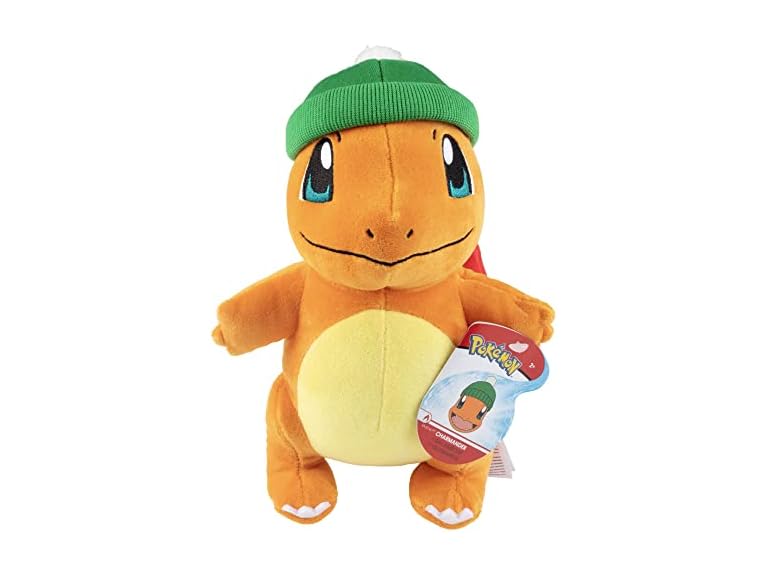 Pokemon 8" Holiday Charmander Plush with Winter Hat Accessory