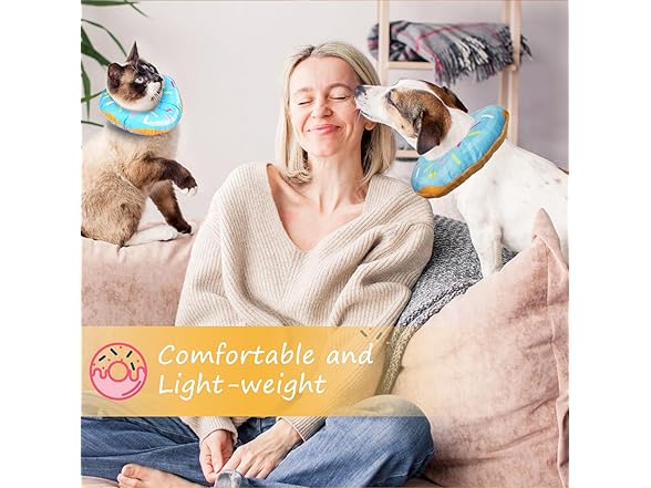 Footfox Cat Cone Donut Collar Soft