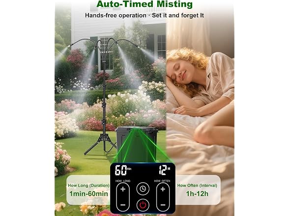 Ausic Portable Misting System with Stand
