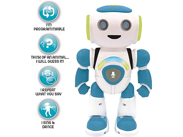 LEXiBOOK Powerman Jr. Smart Interactive Toy Robot