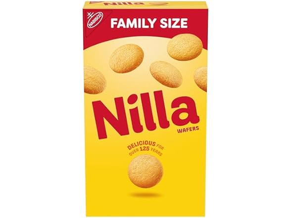 NILLA Wafers Cookies, Vanilla Wafers, Family Size, 15 oz