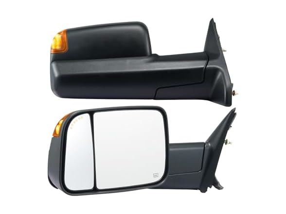 Towing Mirrors, for 2009-2018 Dodge Ram 1500