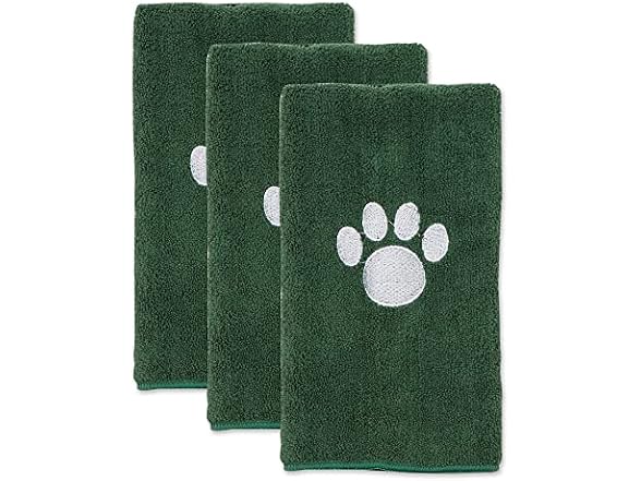 Bone Dry Pet Grooming, Embroidered Microfiber Towel