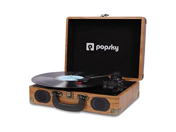 Popsky Record Player with Speakers