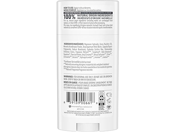 Schmidt's Aluminum-Free Vegan Deodorant