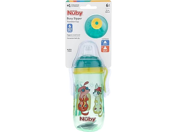 Nuby 2-Stage Busy Sipper Cup
