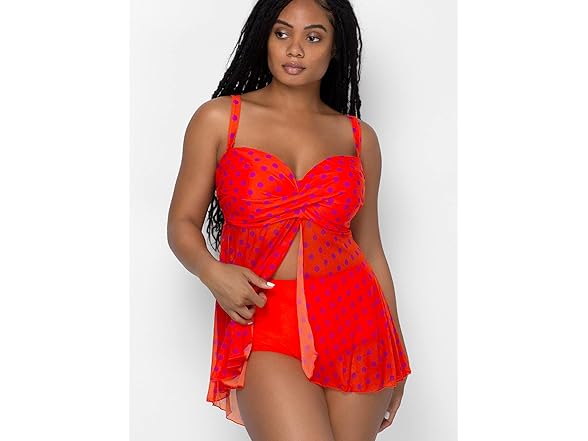 Smart & Sexy Women's Bandeau Tankini Top