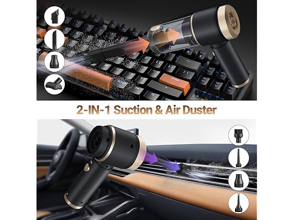 Ytnewin Car Vacuum Portable Cordless