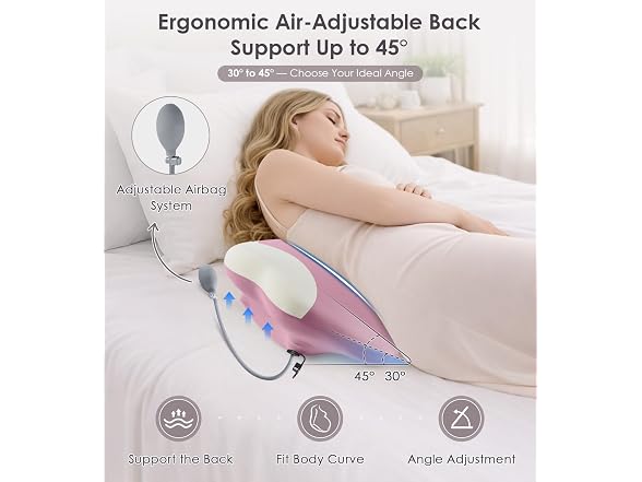 DONAMA Cooling Pregnancy Pillow Pink