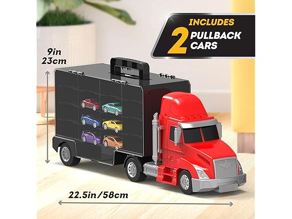 Driven by Battat – Large Toy Carrier Truck for Kids