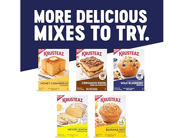 Krusteaz Vanilla Pound Cake Mix, Baking Mix
