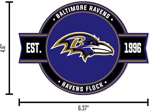 Baltimore Ravens Badge Magnet