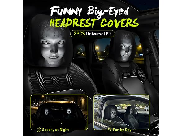 SEPSUMMER APP-Auto-144 Cartoon Car Headrest Covers