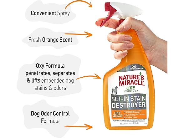 Nature’s Miracle Set-In Stain Destroyer For Dog Messes