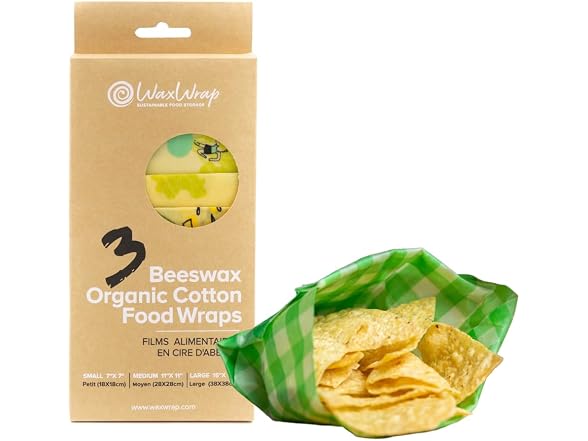 Organic Beeswax Food Wraps 36-Pack